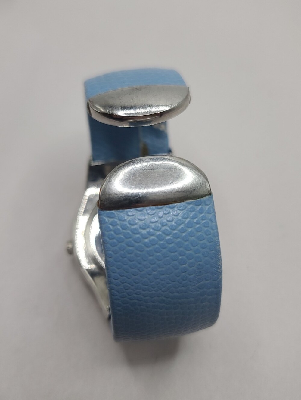 Time Tech Blue Rhinestone Cuff Watch - Picture 2 of 3